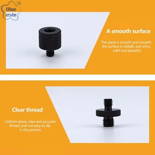 Bluestyle สกรูแปลง Dual Nuts ขาตั้งกล้อง Mount สกรู 1/4 ถึง M4 M5 M6 M8 M10 นิ้วโปรเจคเตอร์ Bracket อะแดปเตอร์แปลงสําหรับกล้องขาตั้งกล้องการถ่ายภาพอุปกรณ์เสริมใหม่