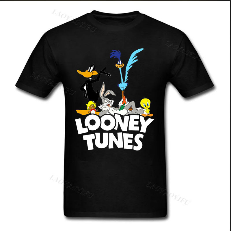 Y2K Thirt Graphic T Shirts Rapper Bugs Bunny Flight Bunny