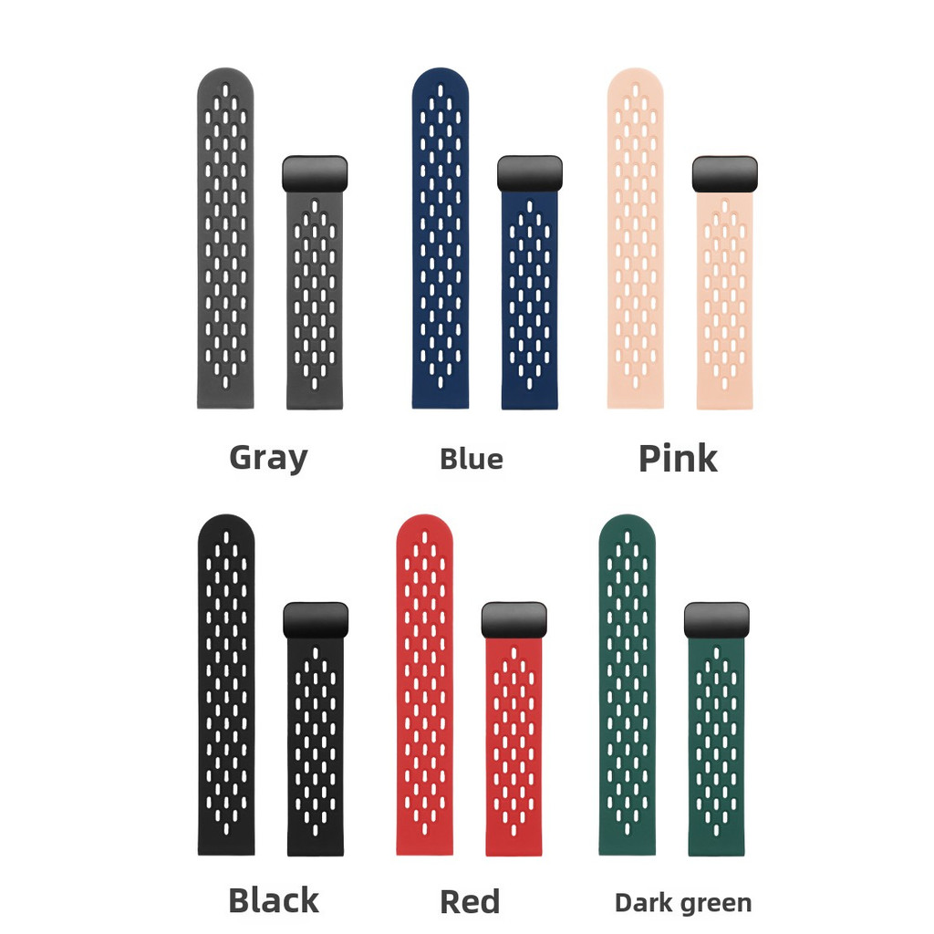 ใช้ได้กับนาฬิกา Seiko 5 Sports, skx และ DIVER-สายซิลิโคนแม่เหล็กขนาด18/19/20/22มม. พร้อมสายเปลี่ยนที่ระบายอากาศได้อย่างรวดเร็วและทนทาน
