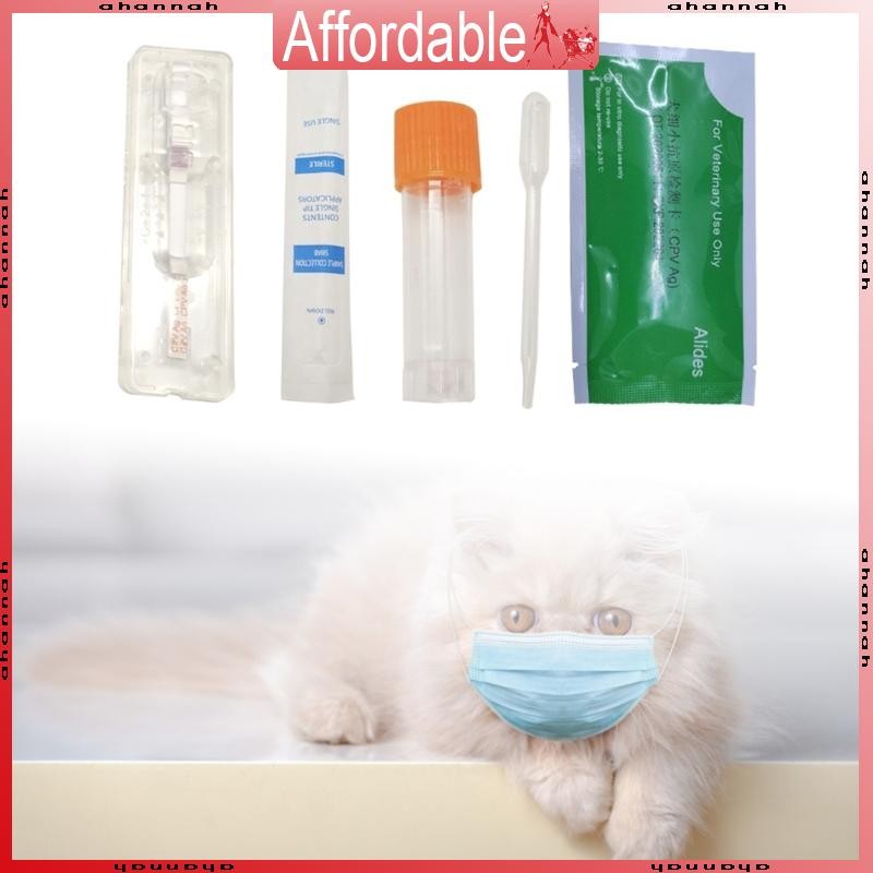 Ah แมวสุนัข Distector Parvovirus Detection Strip การทดสอบที่ถูกต้องสําหรับสัตว์เลี้ยง CDV CPV FPV CC