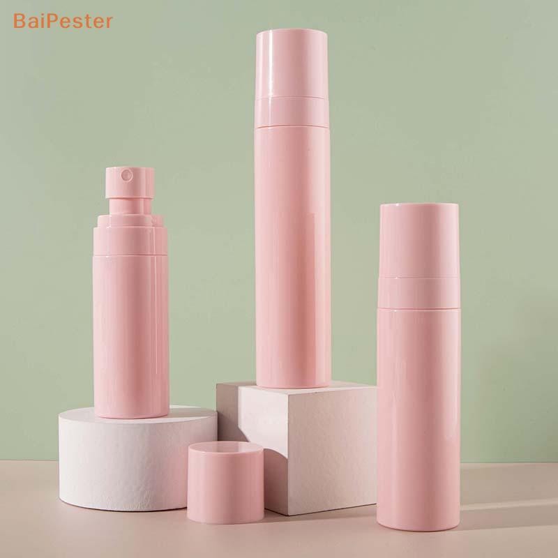 [BaiPester] 60ml 80ml 100ml ขวดพลาสติก Mist Atomiser er น้ําหอมสีชมพูทึบแสงขวดรีฟิล Travel Portable Container