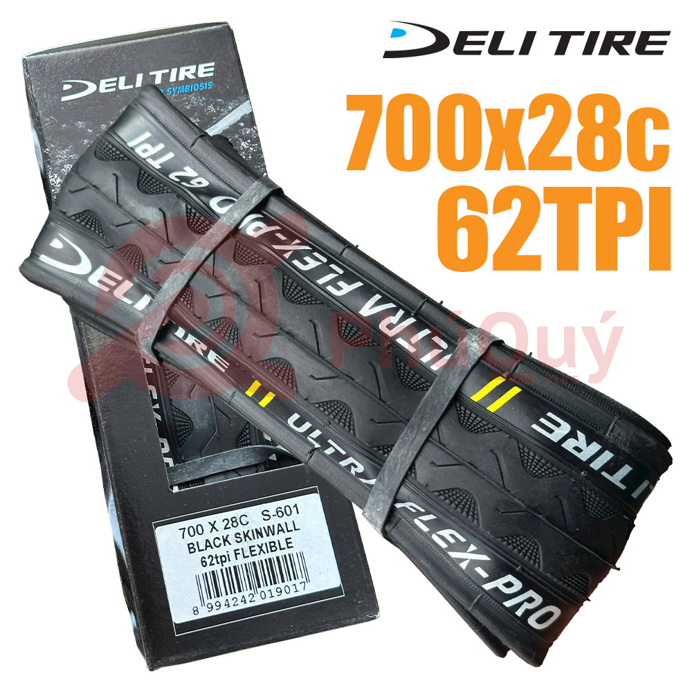 Deli Ultra Flex-Pro WAVE S-601 เคสพับสีดํา 700x28c