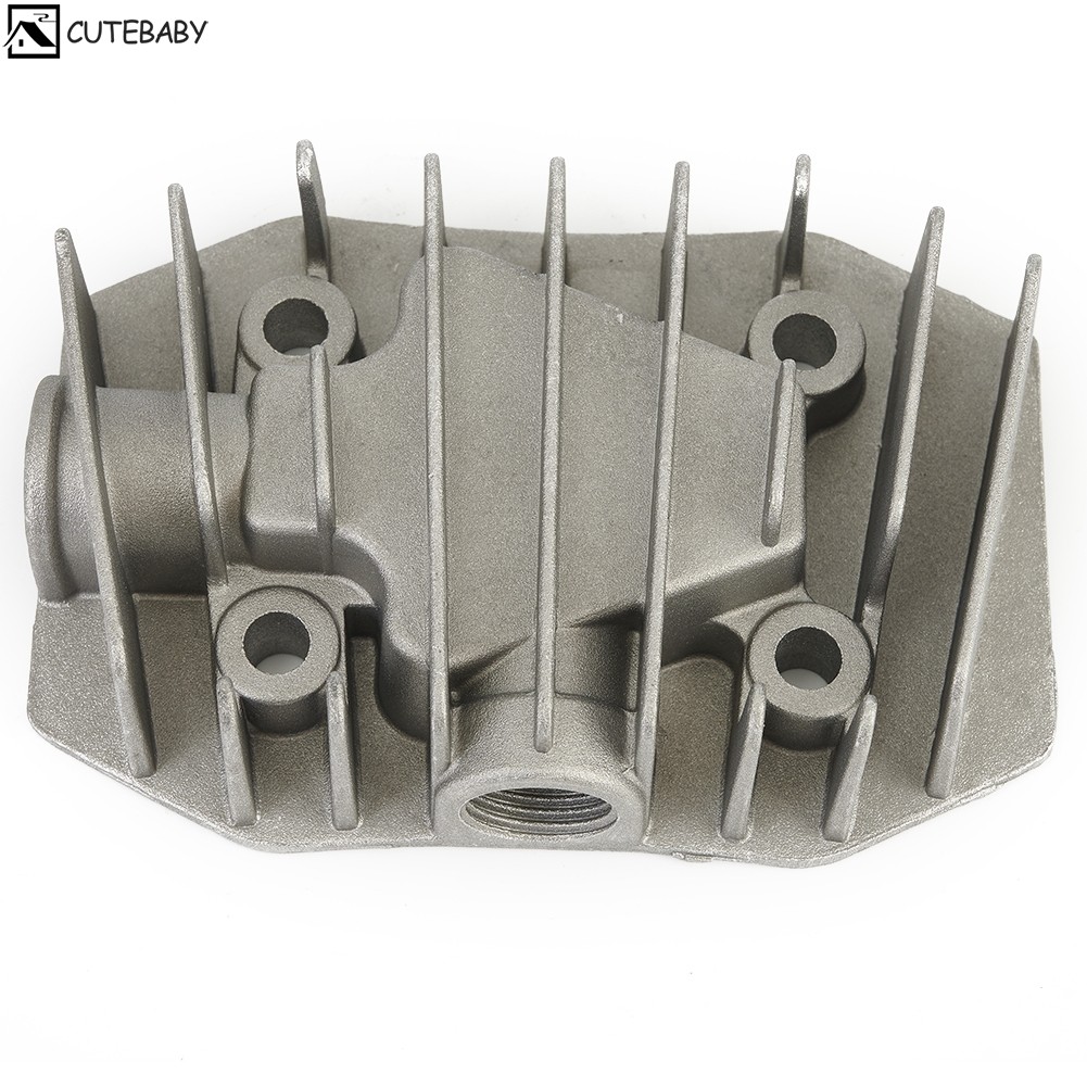 [cutebaby888] ฝาสูบคอมเพรสเซอร์แอร์ G1/2in อะไหล่ฝาครอบระบายความร้อนเกลียว 48 x 72 มม.