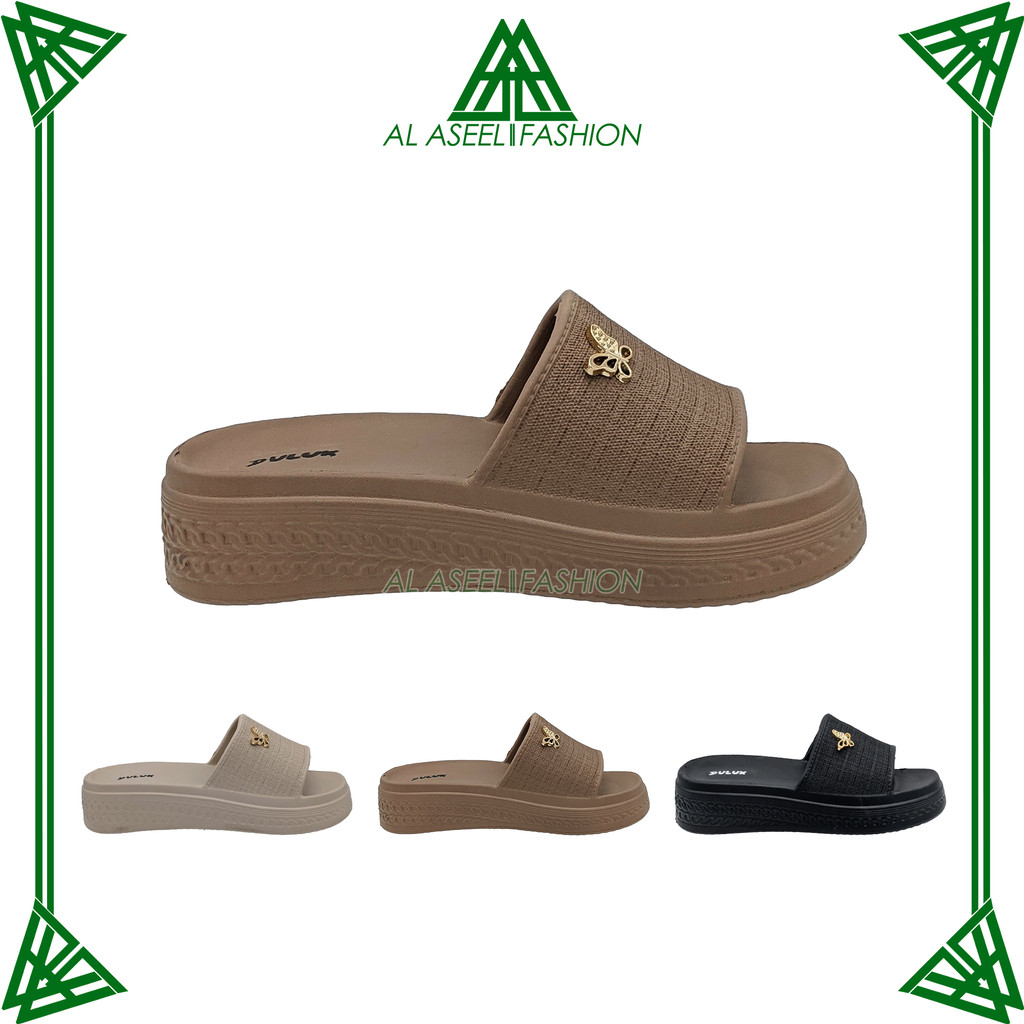 AL-AseeL FASHION LADIES SHOES Size 35 - 40 Womens Slop Sandals High Sole Womens Slippers EVA Sole Hi