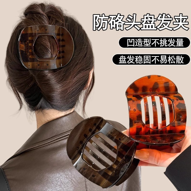 คลิปจับรูปส่วนโค้งคุณภาพสูงย้อนยุคสําหรับผู้หญิงคลิปปากเป็ดหรูหราใหม่