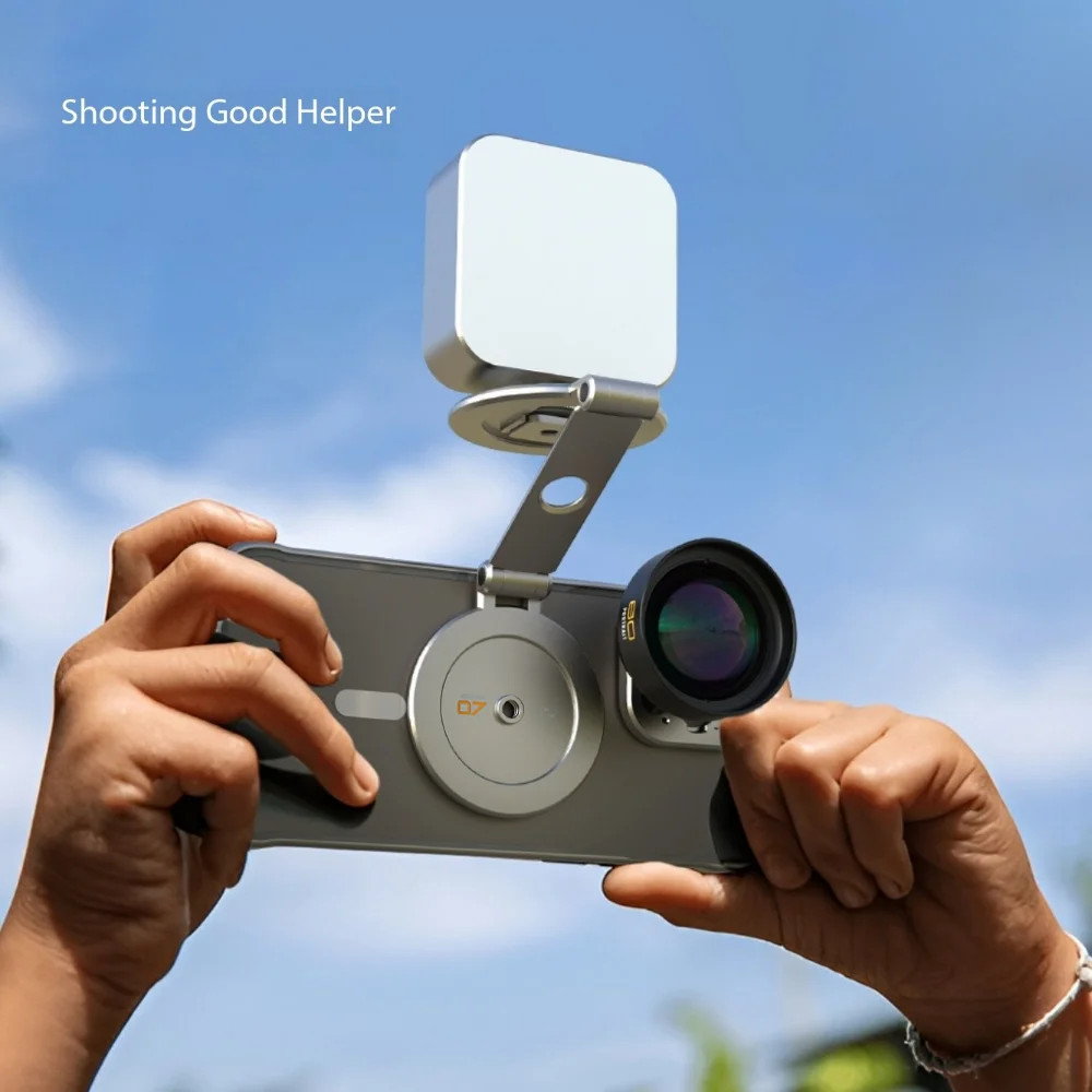 โฟเตอร์เกียร์ 10418 ที่วางโทรศัพท์มือถือแบบแม่เหล็กขาตั้งโทรศัพท์แบบพับได้พร้อมที่ยึดรองเท้าเย็นสําห