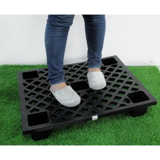 (1x3) พาเลทพลาสติก รับน้ำหนักได้ถึง 100 KG ขนาด 60*80*14 cm พาเลท แพ็ค3ชิ้น