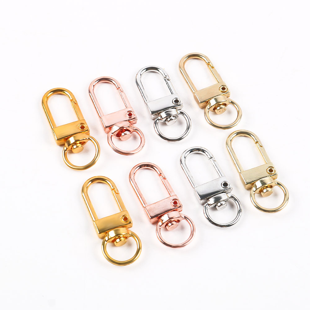 10pcs หมุนหัวเข็มขัดสุนัข Carabiner Gold Lobster Clasps ตะขอสําหรับเครื่องประดับ DIY ทํา Key แหวนอุปกรณ์เสริมอุปกรณ์ - รูปที่ 7