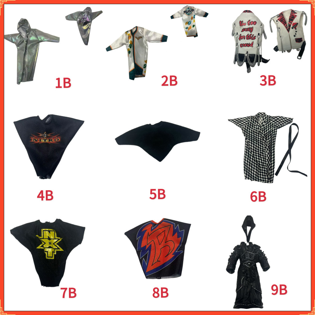 Wwe Wrestler รูปเสื้อผ้าอุปกรณ์เสริม 6-7 นิ้ว Action figure เครื่องแต่งกาย