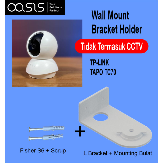 TP-LINK Tapo TC70 Pan Security Camera กล้องวงจรปิด Wall Mount Bracket Holder