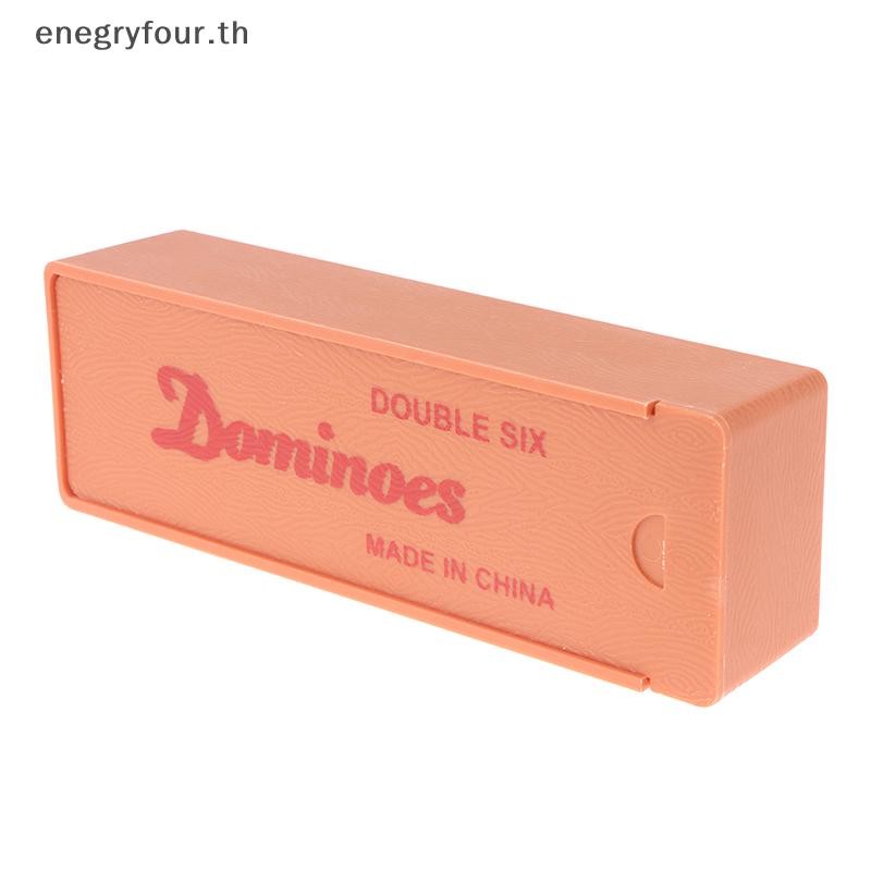 ของขวัญและของเล่น ชุดเกม Domino พร้อมกล่องเมลามีน 28 Dominoes กระเบื้องของขวัญเกมตารางมัลติฟังก์ชั่นสําหรับครอบครัวตกแต่งเกม - รูปที่ 3