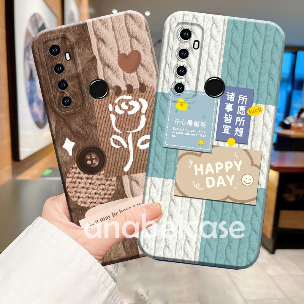 HP SOFTCASE เคสถักน่ารัก Realme 5 Pro / Realme 6 / Realme 6 Pro / Realme 7 / Realme 7 Pro / Realme 8 / Realme 8i / Realme C17 / Realme 7i [RLC22]