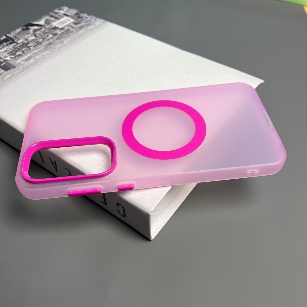 หนา Magentic Candy เคสโทรศัพท์สําหรับ Samsung S25 S24 S23 Ultra Plus A55 A35 A25 A16 A15 A05S A06 A05 A56 A36 Frost Candy Magentic นุ่มเคสโทรศัพท์ปลอก