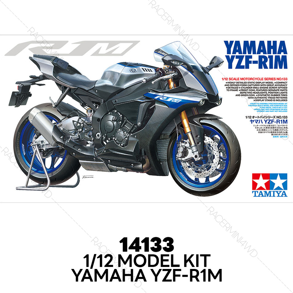 TAMIYA 14133 1/12 Model Kit Yamaha YZF-R1M