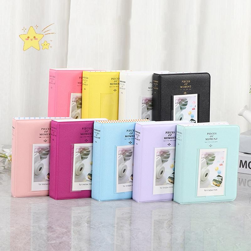 [JBTH] 64 กระเป๋าสําหรับอัลบั้มรูป Mini Instant Picture Storage Case แสตมป์ตั๋วสําหรับ Instax Mini F