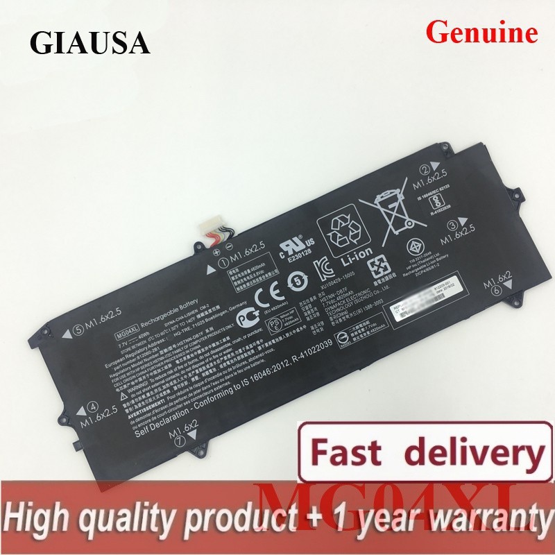 ✿แบตเตอรี่ Mg04xl สำหรับ hp elite x2 1012 G1 mg04 hq-tre 71001 HSTNN-DB7F mc04xl