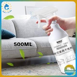 500ML Bahan Kain Beludru Cairan Pencuci Penghilang Noda Noda Sofa Kain Kulit Karpet Gorden Kerak Kasur Semprotan Pembersih Furnitur