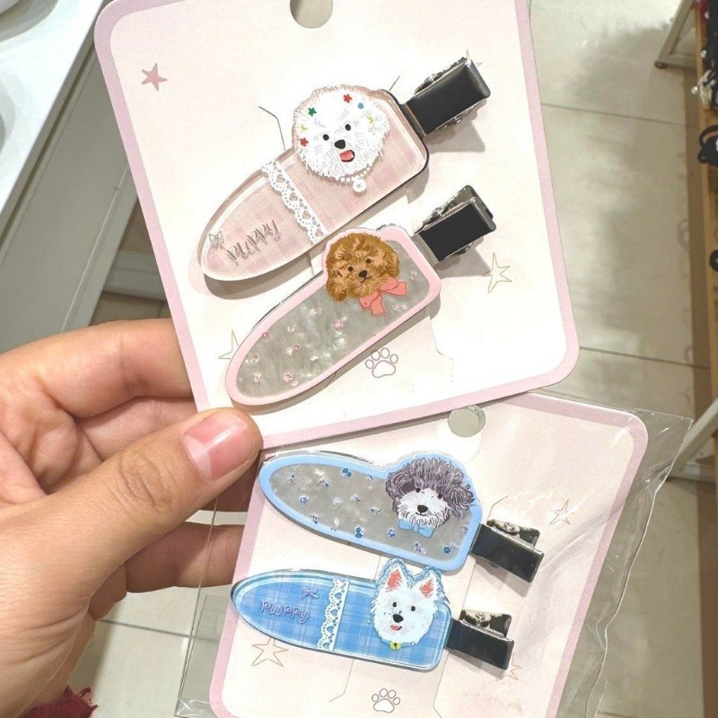 ชุด2เกาหลีน่ารักลูกสุนัขกิ๊บผู้หญิงคลิป อิน คลิปหน้าม้าเครื่องประดับผม ราคา ถูกที่สุด ดีลบีเคเค แกลเลอรีภาพที่ 6