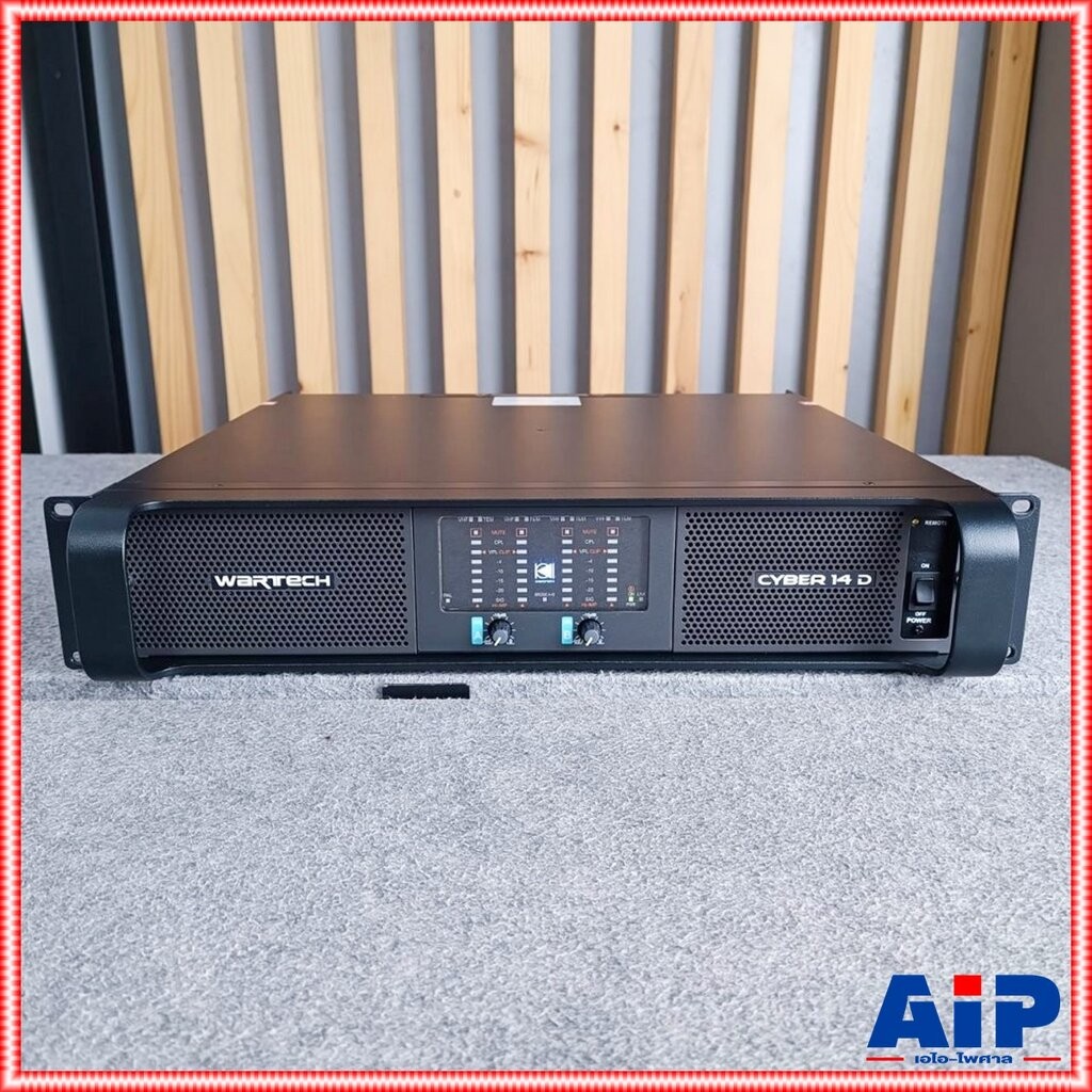 WARTECH CYBER-14D POWER เพาเวอร์แอมป์ แอมป์ขยาย เพาเวอร์แอมป์WARTECH เครื่องเสียง เครื่องขยายเสียง C