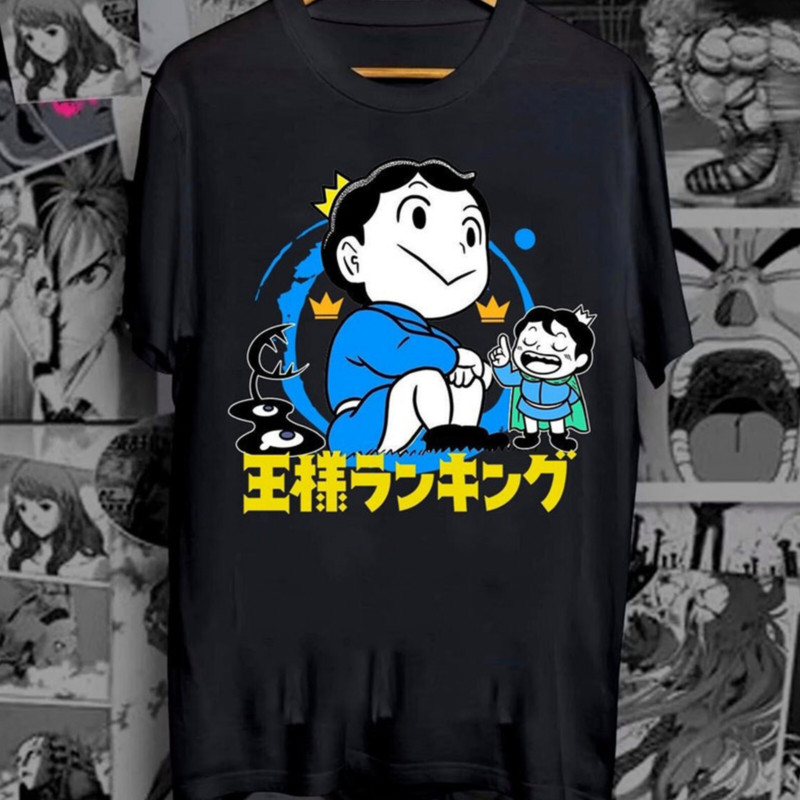 เสื้ออนิเมะอันดับ Kings, การจัดอันดับ Ousama, เสื้อยืด Bojji, Kage, Apeas, Hiling