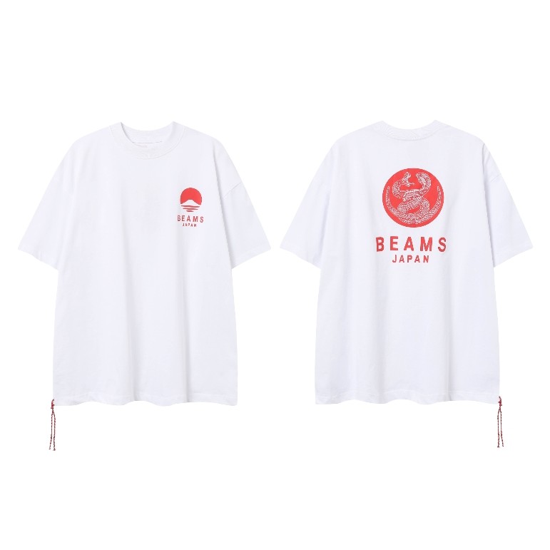 ขนาดใหญ่ Little Red Rope Series Snake Year Limited Edition 300g เสื้อยืดแขนสั้นผ้าฝ้ายแท้
