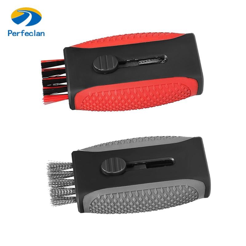 Perfeclan Pocket Golf Club Groove Cleaner Tool แปรงทําความสะอาดไม้กอล์ฟแบบยืดหดได้สําหรับ