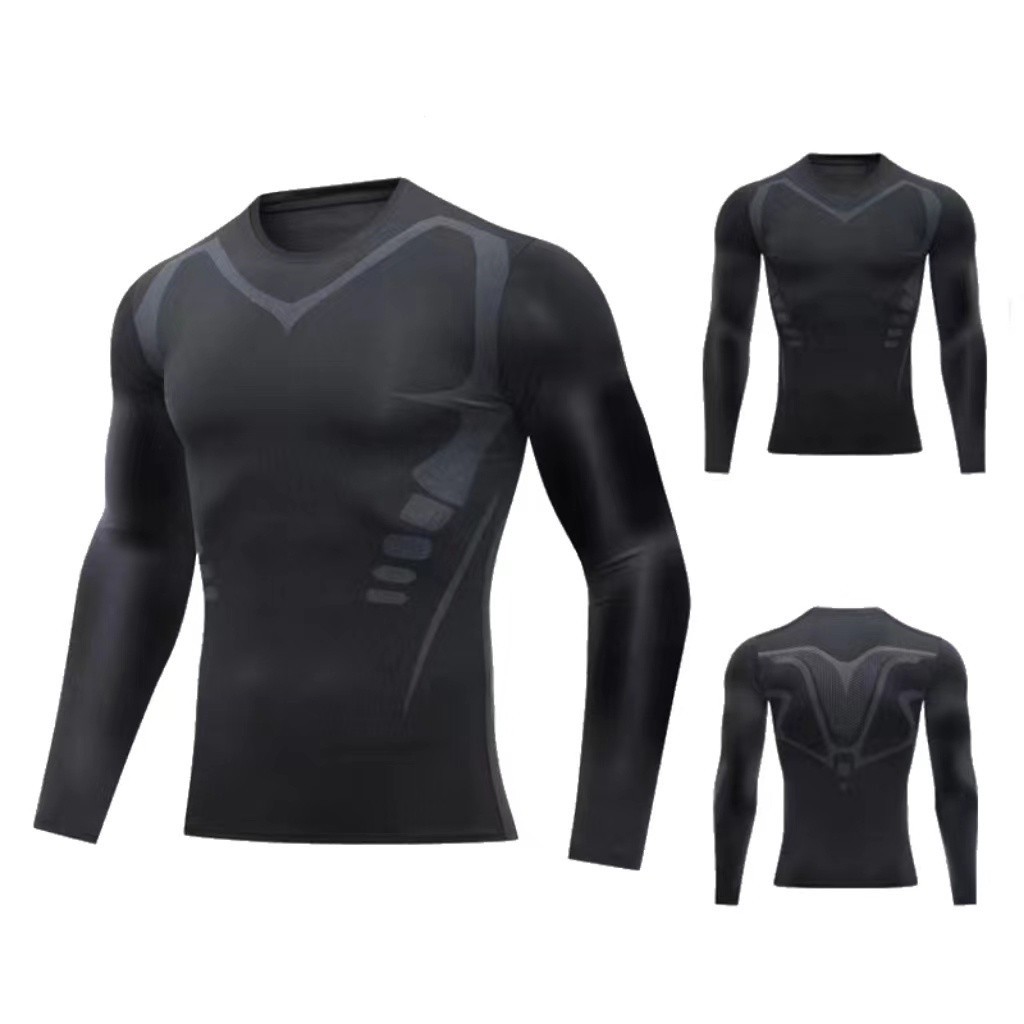 [สงกรานต์] ชุดออกกำลังกายแขนยาวสายนิยายวิทยาศาสตร์แห้งเร็วระบายอากาศได้ดีทนต่อแรงกระแทกสูง