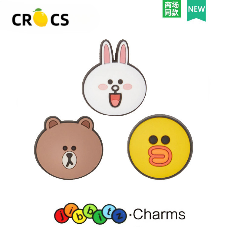 หัวเข็มขัด ลายการ์ตูนหมีพูห์ สําหรับตกแต่งรองเท้า crocs