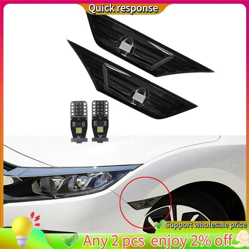 พร้อมส่ง- ไฟมาร์กเกอร์ Led ติดด้านข้างเลนส์ สําหรับ Honda Civic JDM 2016-19