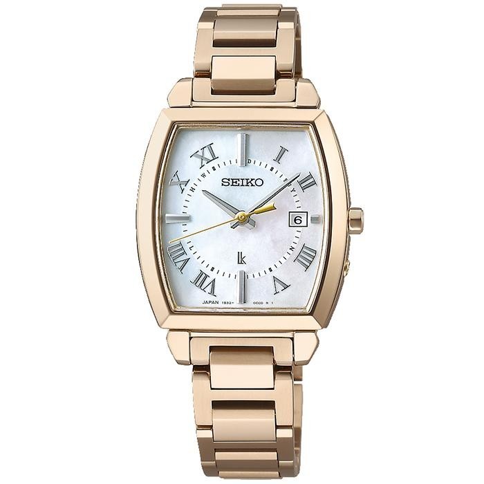 [Authentic★Direct from Japan] SEIKO SSQW064 Unused LUKIA Solar Sapphire glass White shell Women Wrist watch นาฬิกาข้อมือ