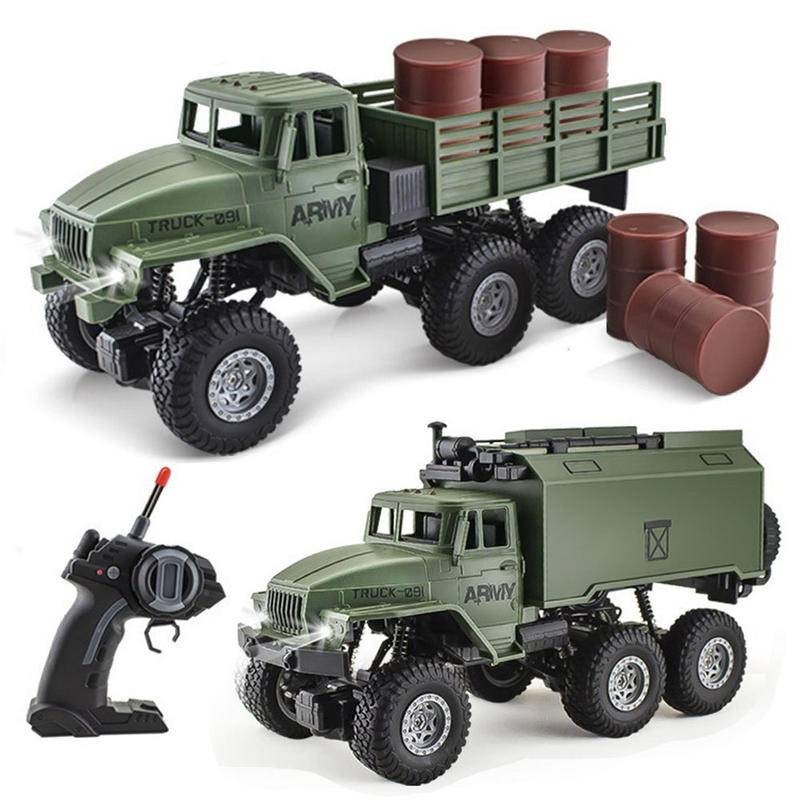 1:16 รีโมทคอนโทรลรถรถบรรทุกของเล่นทหารปีนเขา RC Command การสื่อสารรถ 1/16 Boy Off Road รุ่นของเล่นสําหรับของขวัญเด็ก