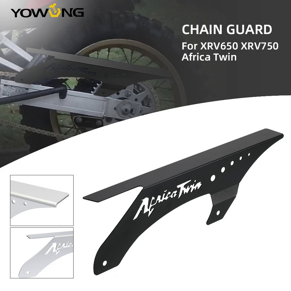 รถจักรยานยนต์ป้องกันโซ่เข็มขัดเฟืองฝาครอบสําหรับ Honda XRV 650 XRV650 Africa Twin 1988-1989 XRV750 A