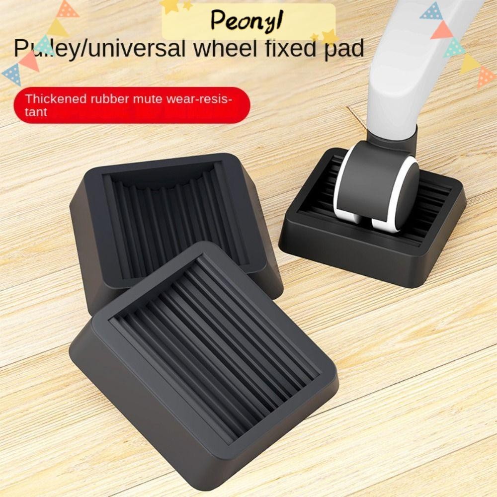 Pdony แผ่นรองขาเก้าอี้ แบบหนา ป้องกันการสั่นสะเทือน สําหรับเฟอร์นิเจอร์