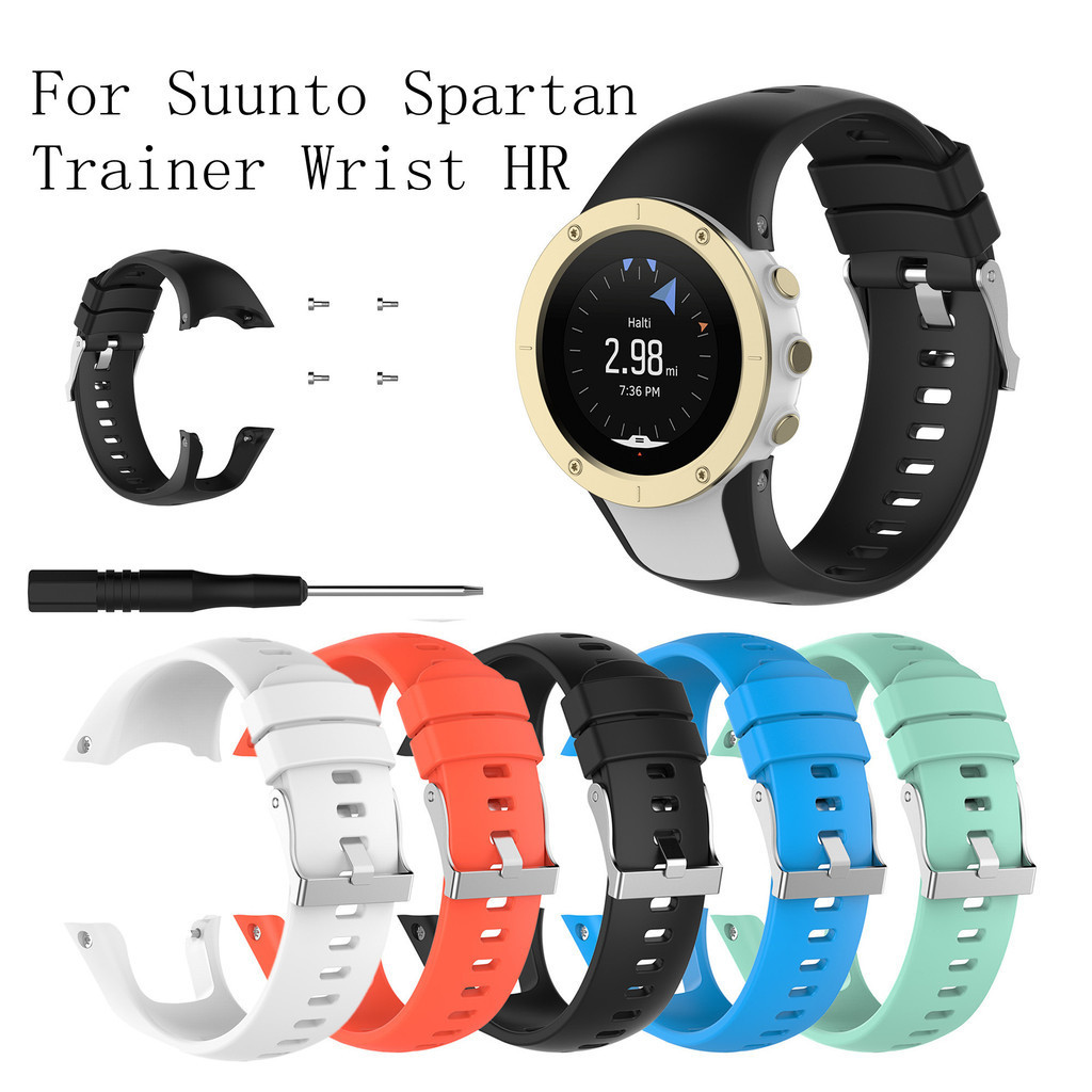 สายนาฬิกาข้อมือซิลิโคน แบบเปลี่ยน สําหรับ Suunto Spartan Trainer Wrist HR