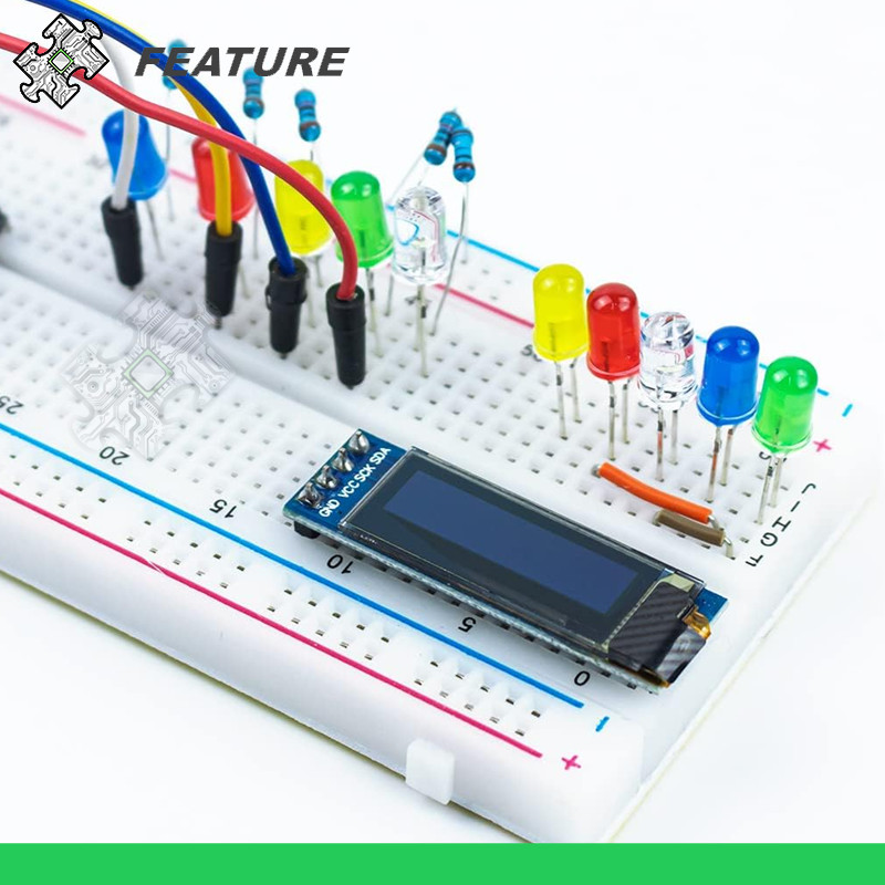 ENGLAB★ OLED i2C มีทั้งแบบ 0.91 0.96 และ 1.30 นิ้ว และ มีทั้งสีฟ้ากับสีเหลืองให้เลือก, OLED Arduino