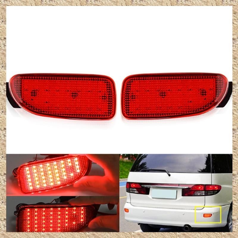 [U Q O E] ไฟเบรกท้ายรถยนต์ LED เลนส์สีแดง แบบเปลี่ยน สําหรับ Previa Estima 30 Series