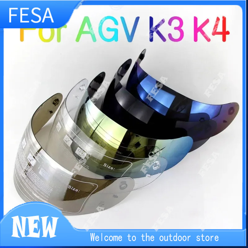 หมวกกันน็อค ป้องกันรังสียูวี อุปกรณ์เสริม สําหรับ AGV K3 K4 Casco Moto K3 K4