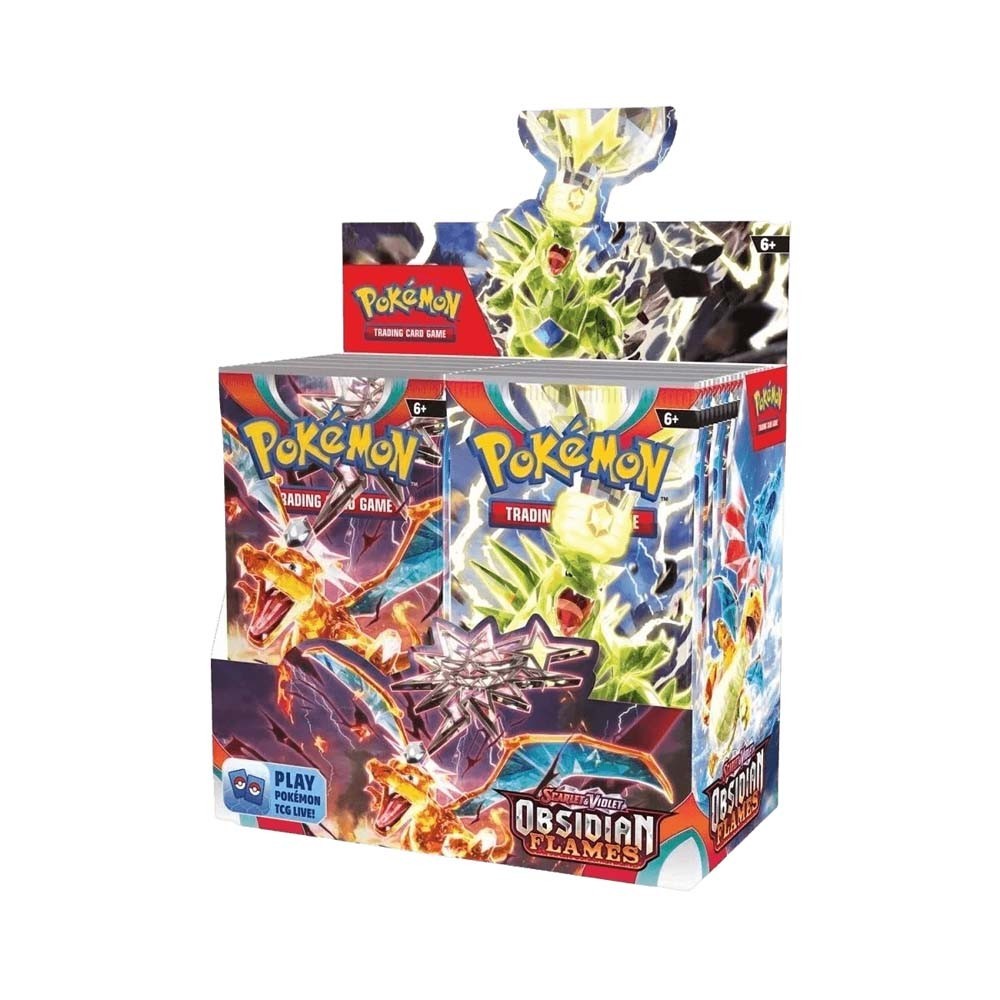 Pokemon TCG - Scarlet &amp; Violet - Obsidian Flames Booster Box (36 Packs) Card Games