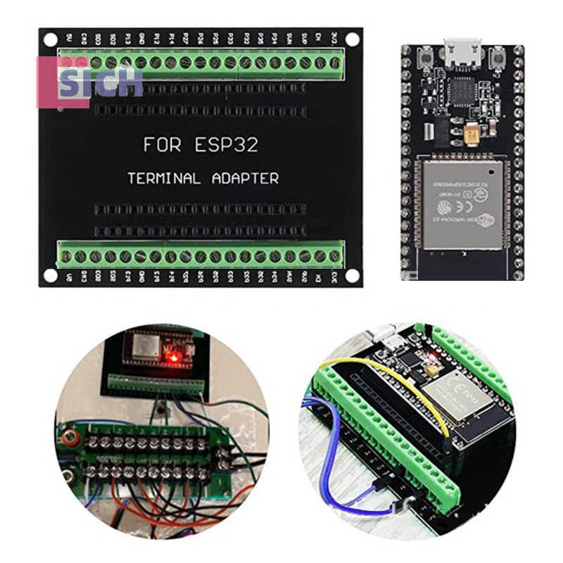 [Sich] 38 Pin ESP32 Breakout Board สําหรับ ESP32 Development Board 2.4 GHz Wifi Dual ใหม่