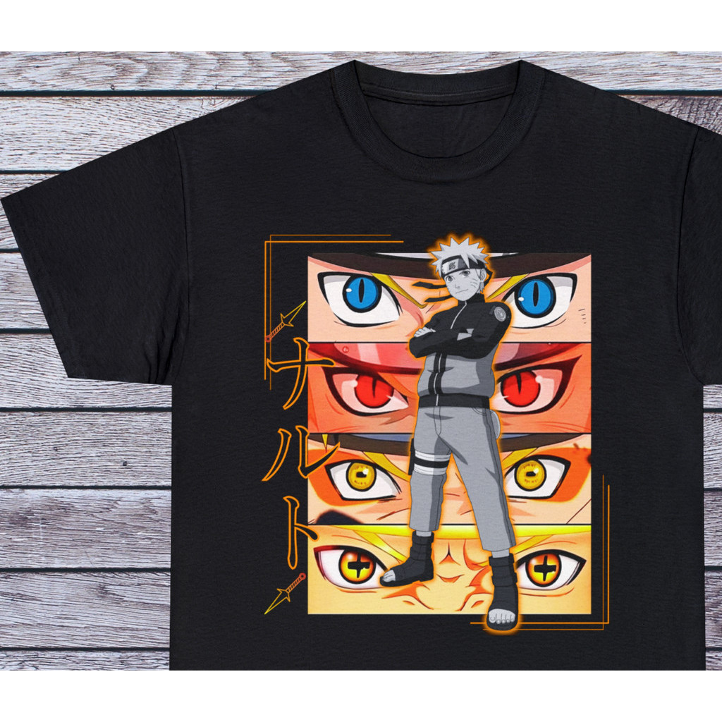 Naruto Uzumaki T เสื้อ Naruto Shippuden Tee 90S อะนิเมะเสื้อผ้ามังงะญี่ปุ่น
