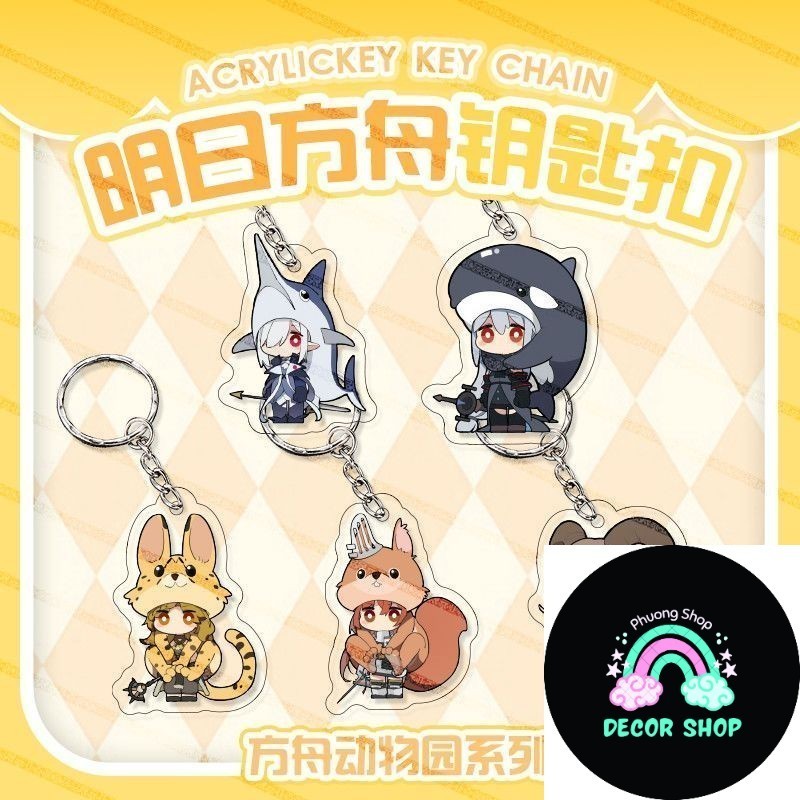 Skadi Eunectes Animal Series อะนิเมะพวงกุญแจ Arknights อะคริลิคพวงกุญแจผู้หญิงน่ารักกระเป๋าหน้า Pend