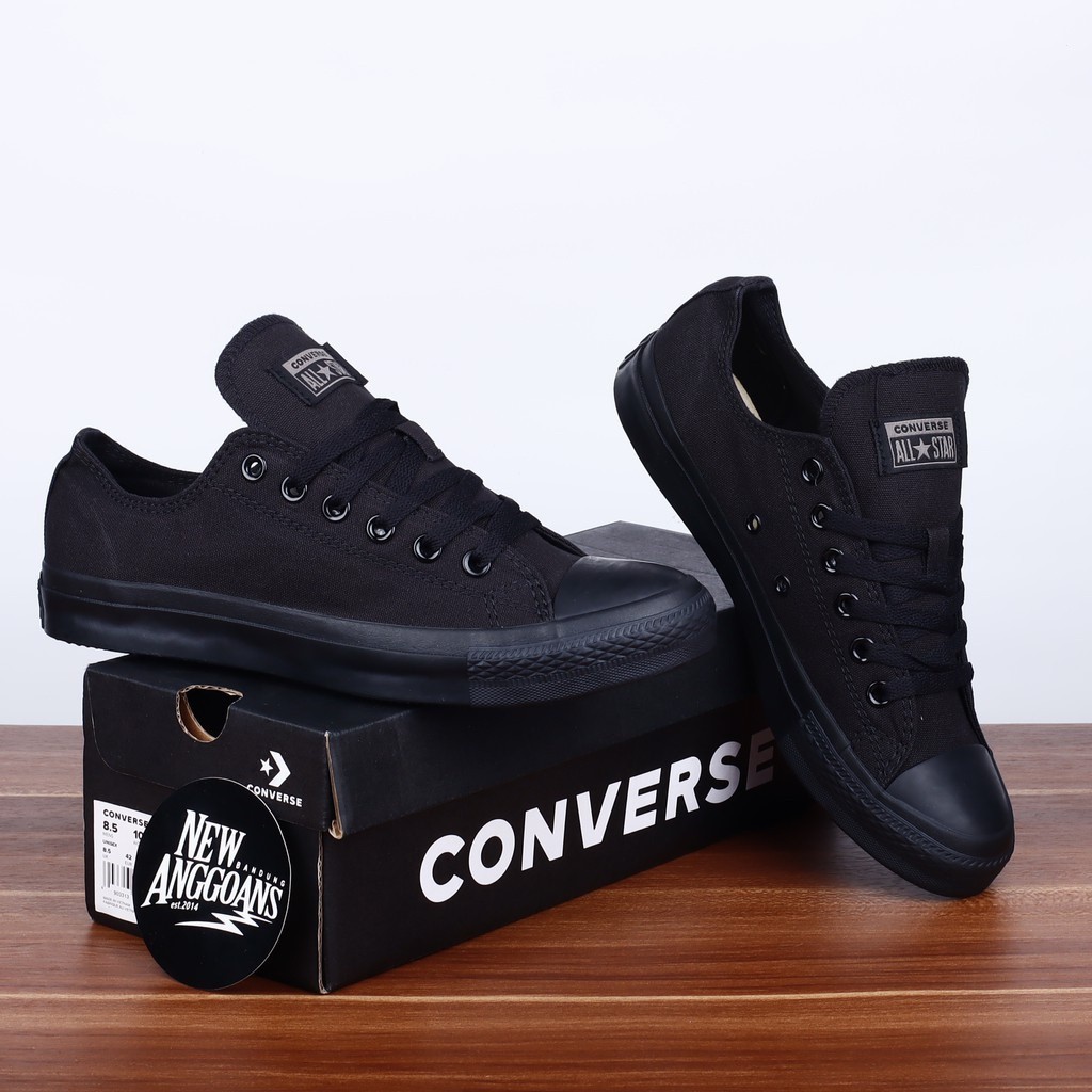 Converse Chuck Taylor All Star classic All Black Hidam polos ox low