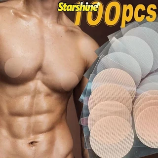 100 ชิ ้ น = 50 คู ่ ทิ ้ งรอบรูปวิ ่ ง Anti Friction จุกนม Patch สําหรับผู ้ ชายที ่ มองไม ่ เห ็ น Breathable เต ้ านมสติกเกอร ์ อุปกรณ ์ เสริม