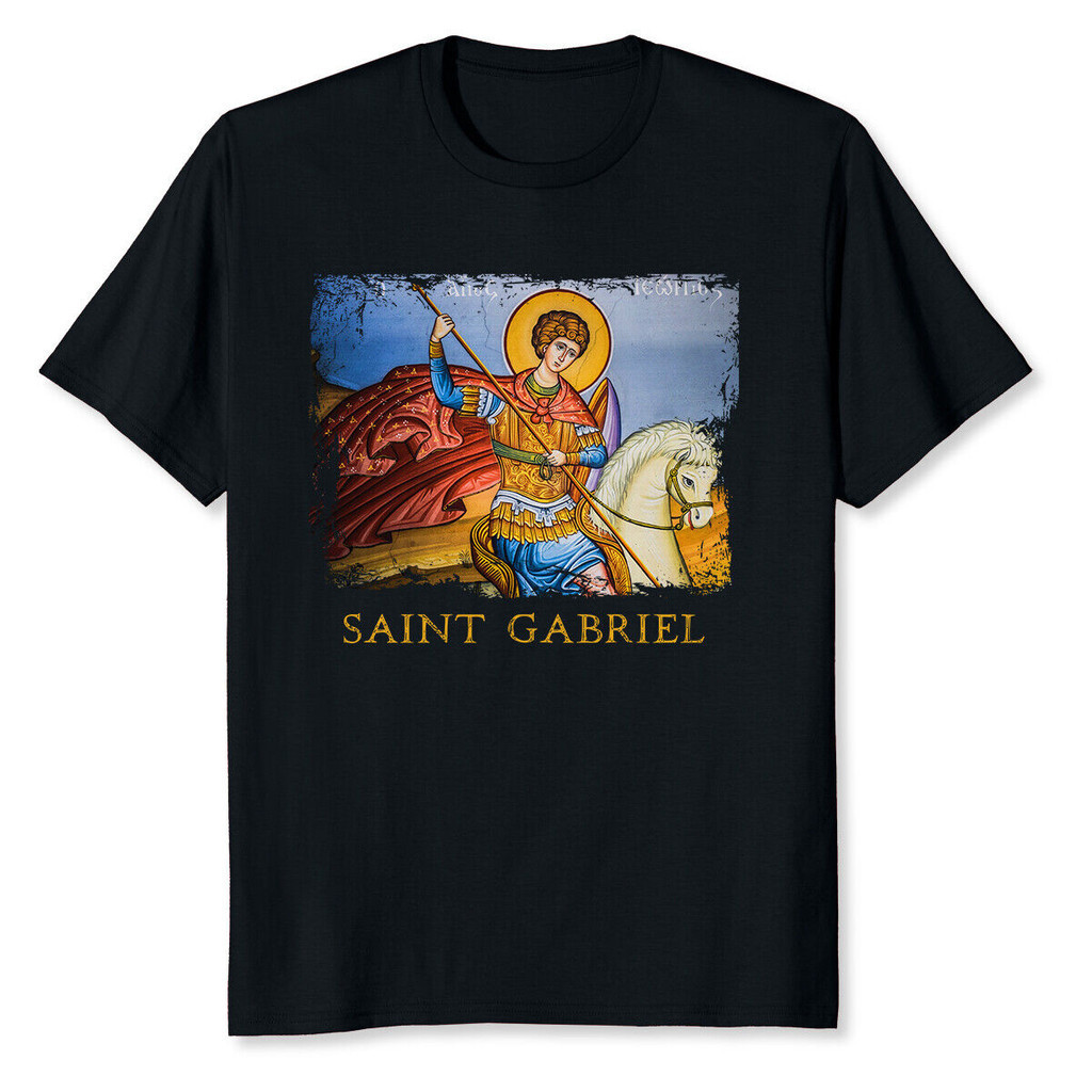 เสื้อยืด Saint Gabriel The Archangel Gabriel Wings