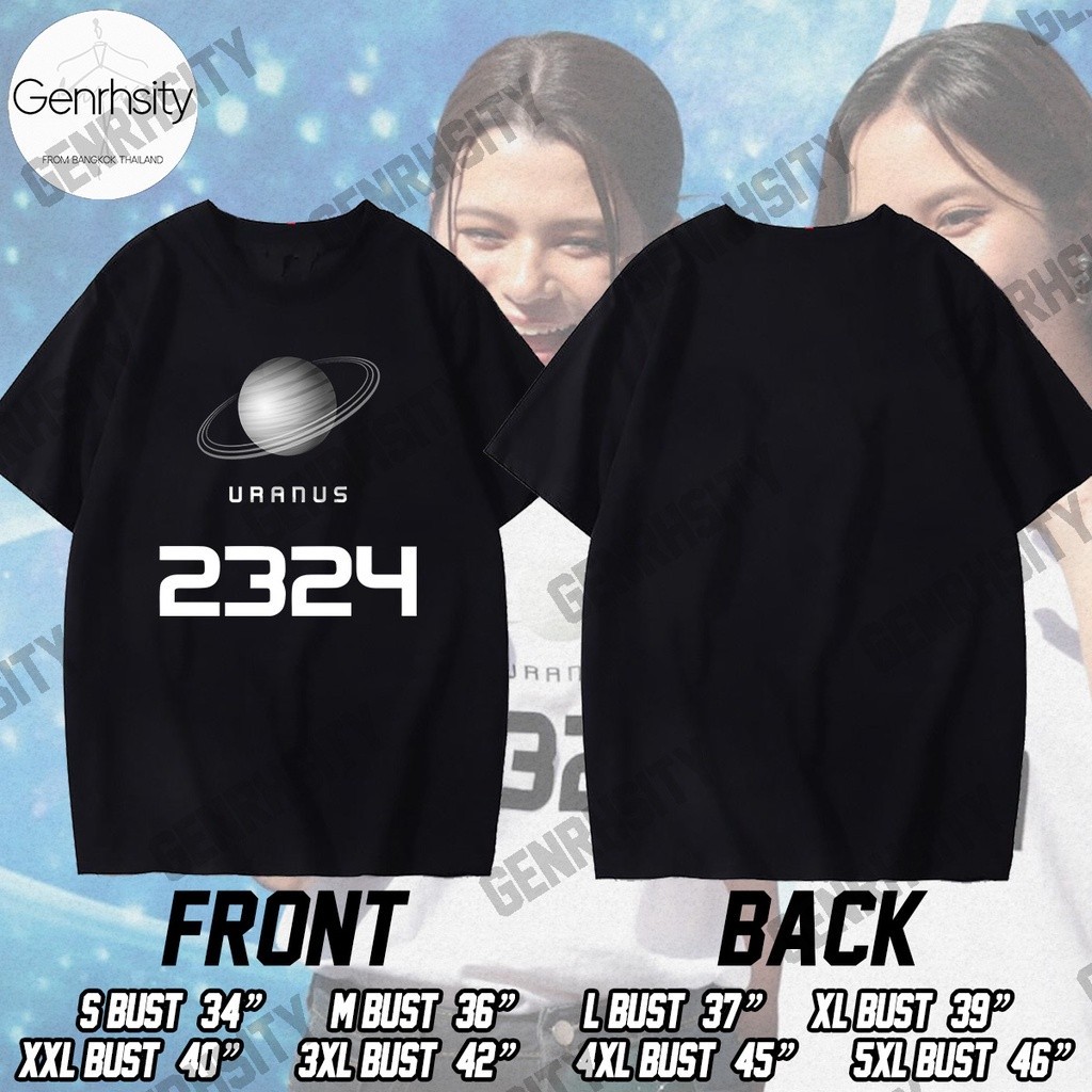 Uranus 2324 shirt เสื้อยืดลําลอง ผ้าฝ้าย แขนสั้น พิมพ์ลายโปสเตอร์ FreenBecky เสื้อยืดแฟชั่น สีขาว สํ