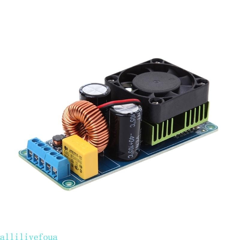 Allilivefoua IRS2092S 500W Mono Channel Class D HIFI Power Amp Board I2Q4 เครื ่ องขยายเสียงดิจิตอล