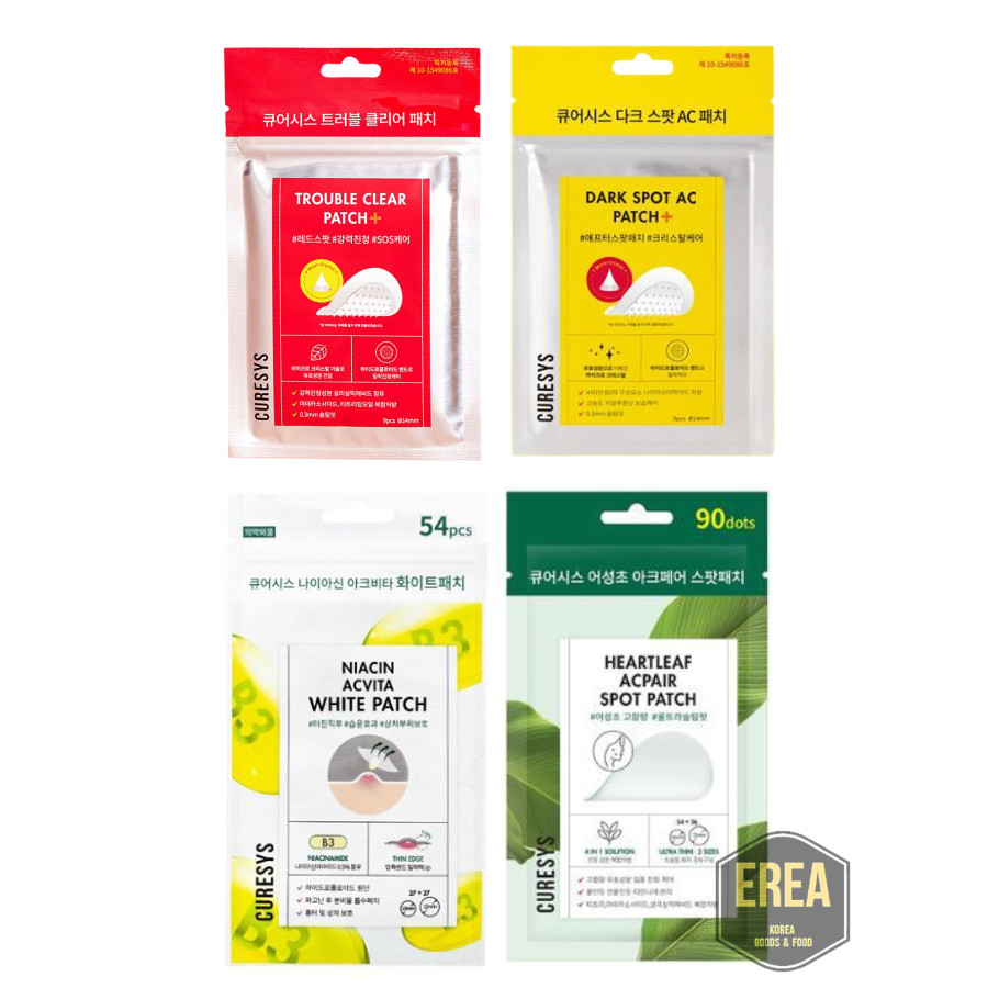 Curesys acne Pimple patch ไฮโดรคอลลอยด์ Niacin Acvita White Heartleaf Dark Spot