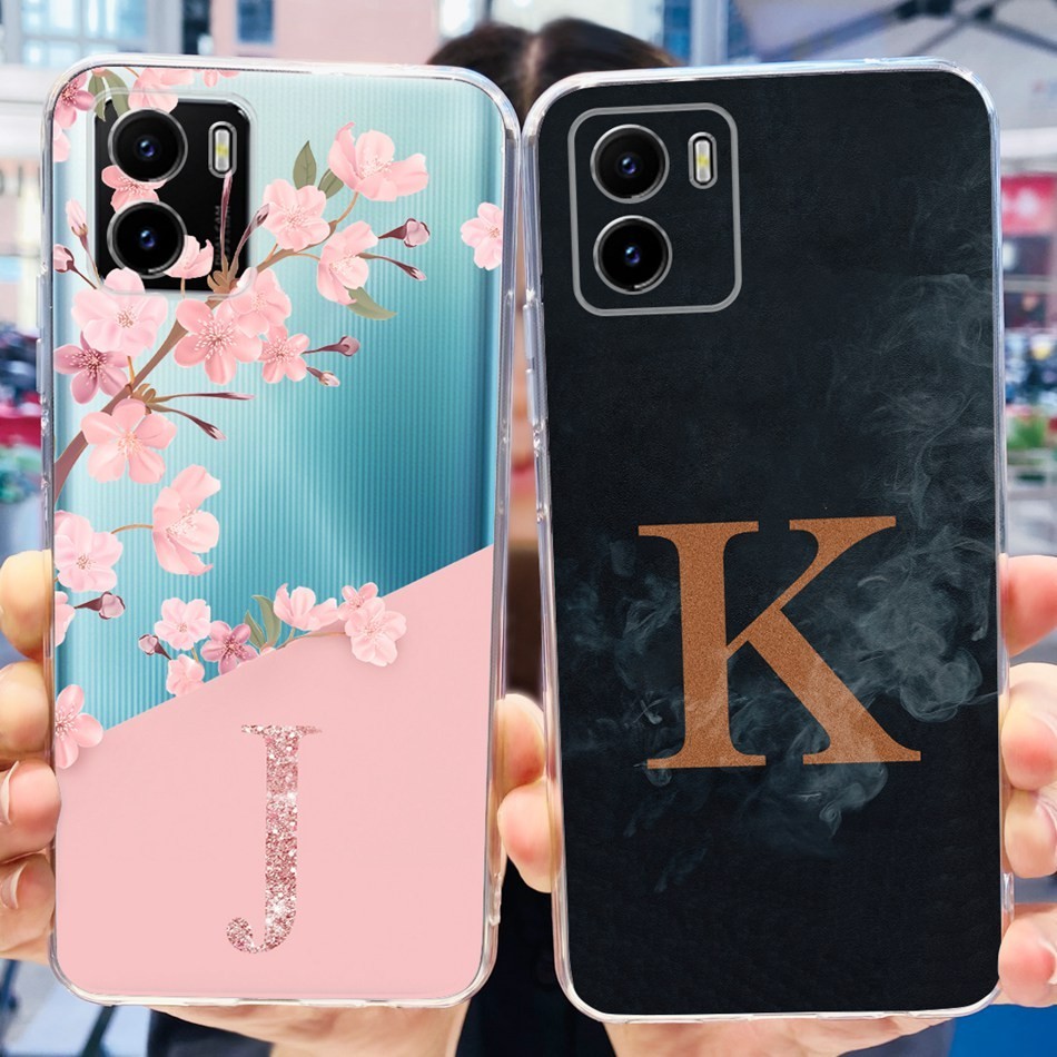 Vivo Y01 Y01A Y15A Y15c Y15S 2021 ดอกไม้น่ารักเริ่มต้นกรณีVivoY01 Y 01A Y15S Y15A 4G V2166 V2120 V2134 ซิลิโคนนุ่มTPUเคสโทรศัพท์