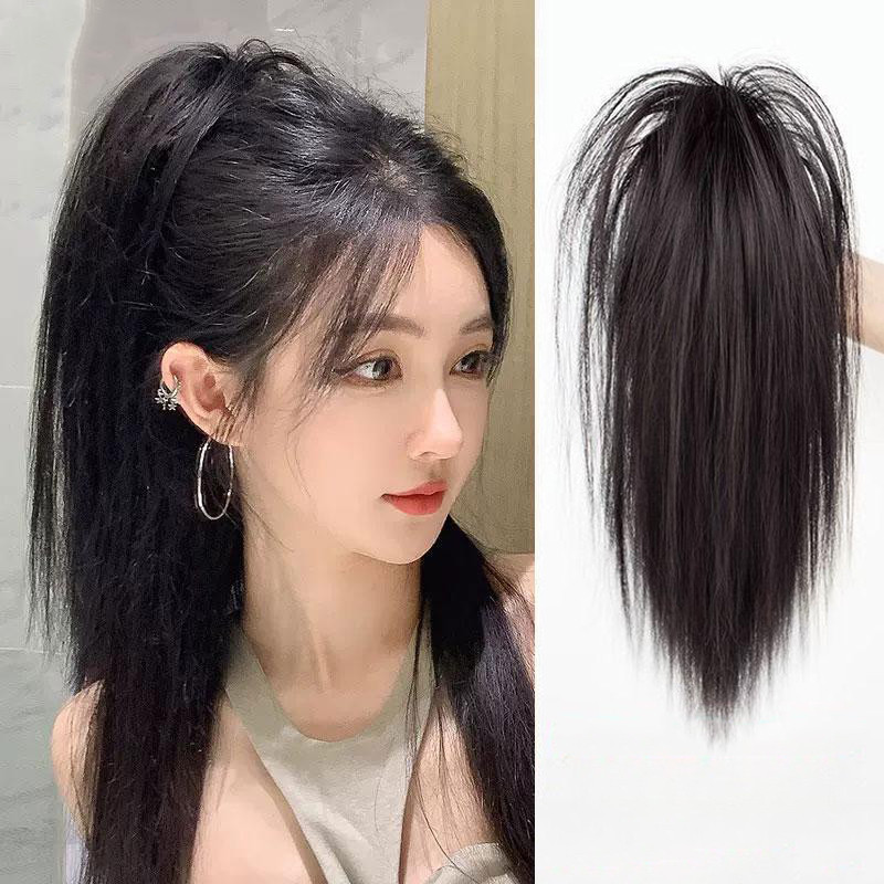 ใหม ่ วิกผมคลิปผมธรรมชาติปุยสูงหางม ้ าวิกผม Hairpin แฟชั ่ นต ่ อผมผู ้ หญิงอุปกรณ ์ เสริมผม
