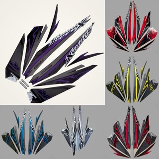 Striping Stiker Polet Sepeda Motor List Honda Supra x 125 fi 2018 Racing Standar Variasi Viral PNP karbu batman lama stiker Lis body motor termurah terbaik